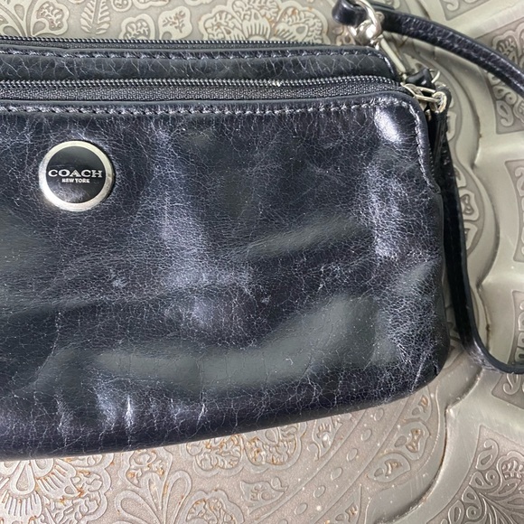 Coach Leather Double Zip Wallet - Picture 13 of 14